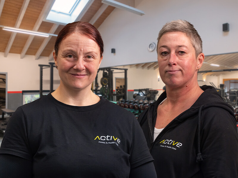 Zwei Ansprechpartnerinnen des Fitnessstudios Active Bad Laasphe
